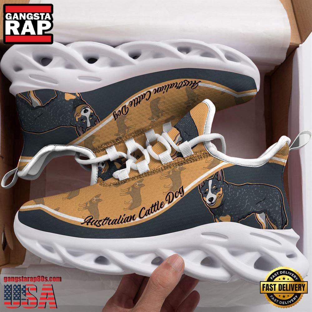 Australian Cattle Dog Dogs Lover Max Soul Shoes, Running Sneakers Australian Cattle Dog Dogs Lover Max Soul Shoes, Running Sneakers