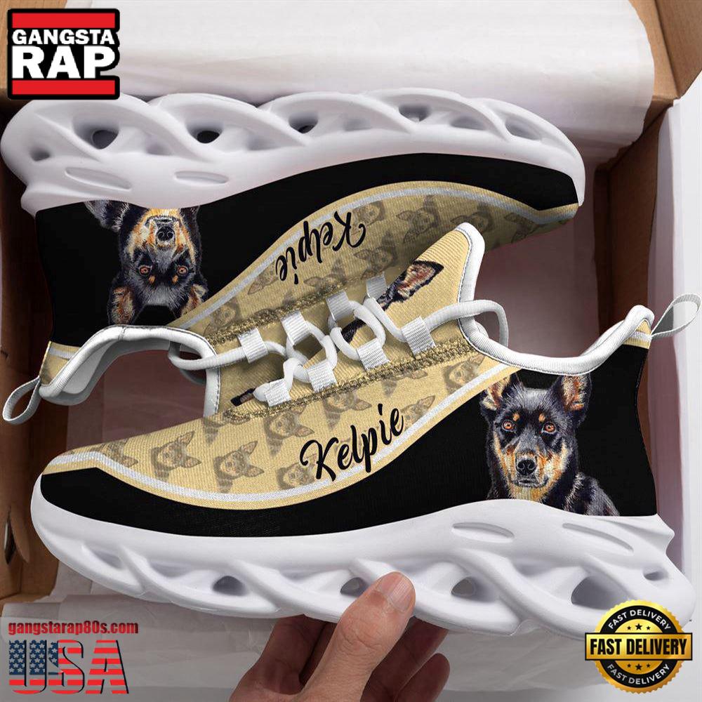 Australian Kelpie Dogs Lover Max Soul Shoes, Running Sneakers Australian Kelpie Dogs Lover Max Soul Shoes, Running Sneakers