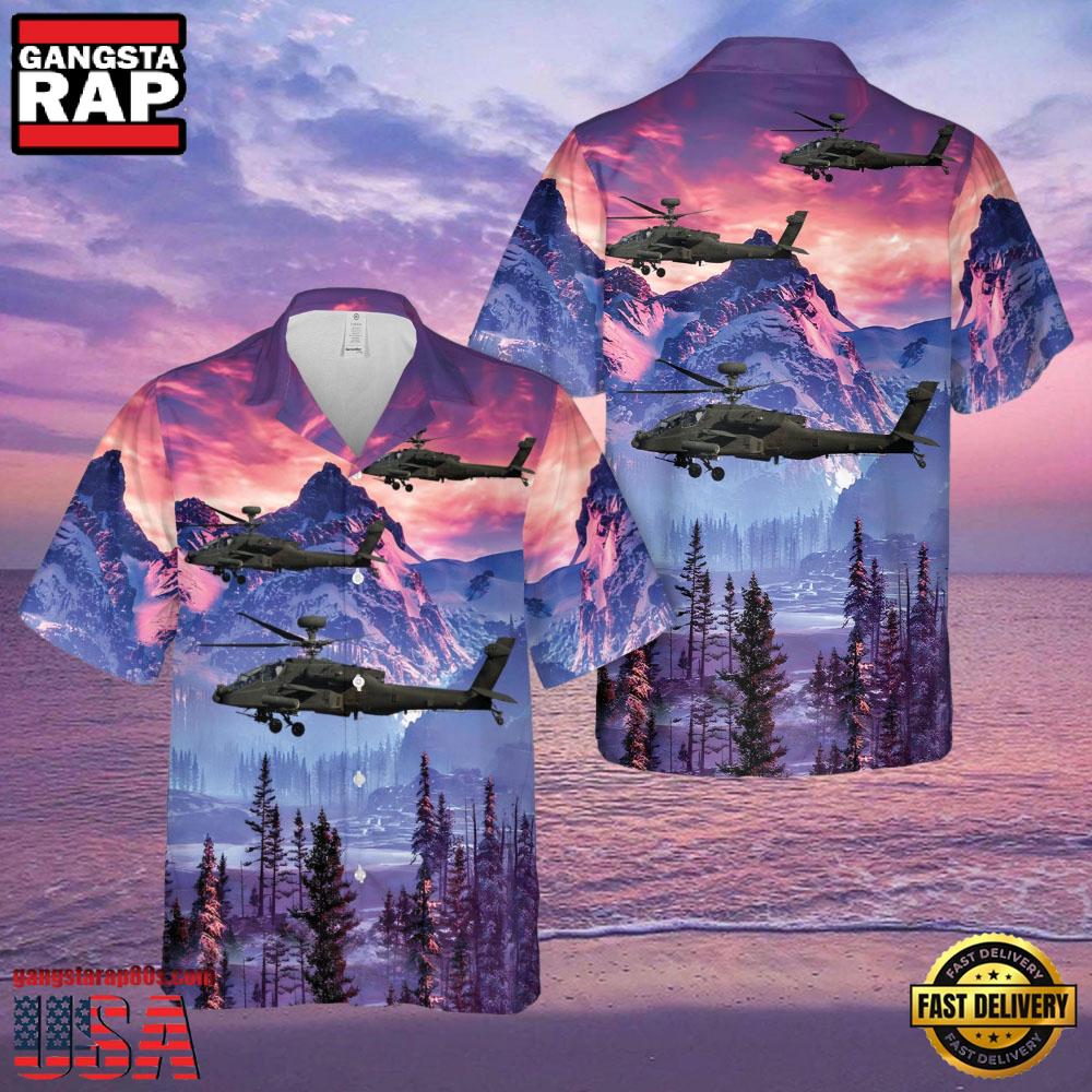 Boeing Ah-64D Apache Longbow Veteran Hawaiian Shirt Boeing Ah-64D Apache Longbow Veteran Hawaiian Shirt