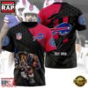 NFL Buffalo Bills Mascot All Over Print T Shirt 1 Buffalo Bills Mascot All Over Print T-Shirt For Fans