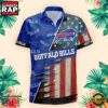 Buffalo Bills US Flag Pattern Hawaiian Shirt