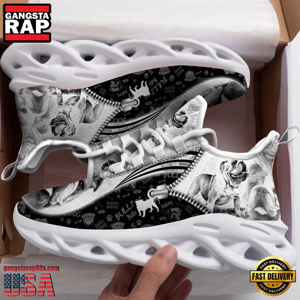 Bulldog Dogs Lover Max Soul Shoes, Running Sneakers Bulldog Dogs Lover Max Soul Shoes, Running Sneakers