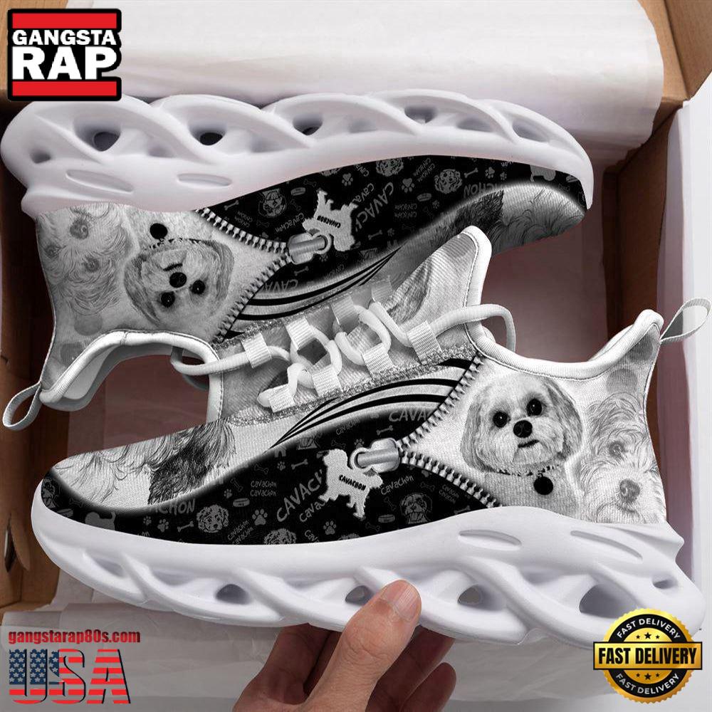 Cavachon Sketch Dogs Lover Max Soul Shoes, Running Sneakers Cavachon Sketch Dogs Lover Max Soul Shoes, Running Sneakers