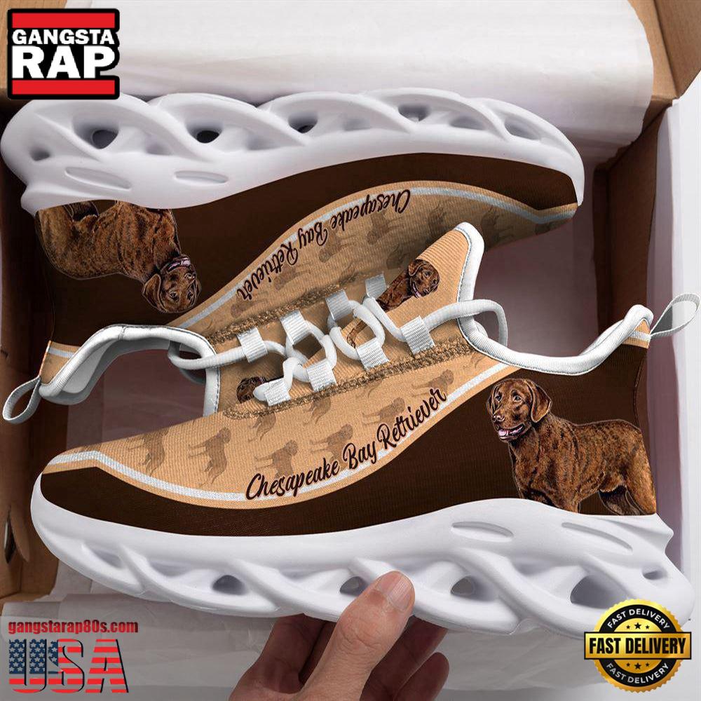 Chesapeake Bay Retriever Dogs Lover Max Soul Shoes, Running Sneakers Chesapeake Bay Retriever Dogs Lover Max Soul Shoes, Running Sneakers