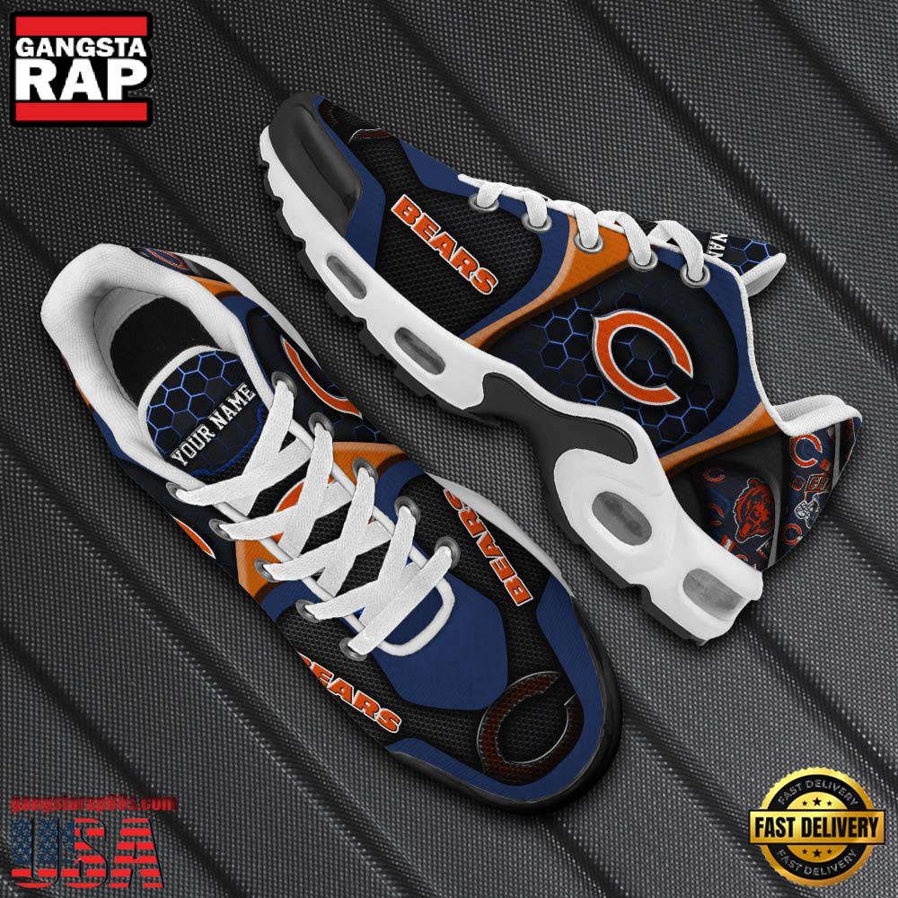 NFL Custom Name Chicago Bears Max Plus Shoes - Running Sneakers NFL Custom Name Chicago Bears Max Plus Shoes - Running Sneakers