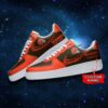 NFL Custom Name Cleveland Browns Super Bowl Air Force 1 Sneaker Shoes 3 Cleveland Browns NFL Personalized Air Force Sneaker