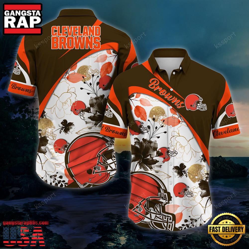 NFL Cleveland Browns New Design Hawaiian Shirt NFL Cleveland Browns New Design Hawaiian Shirt
