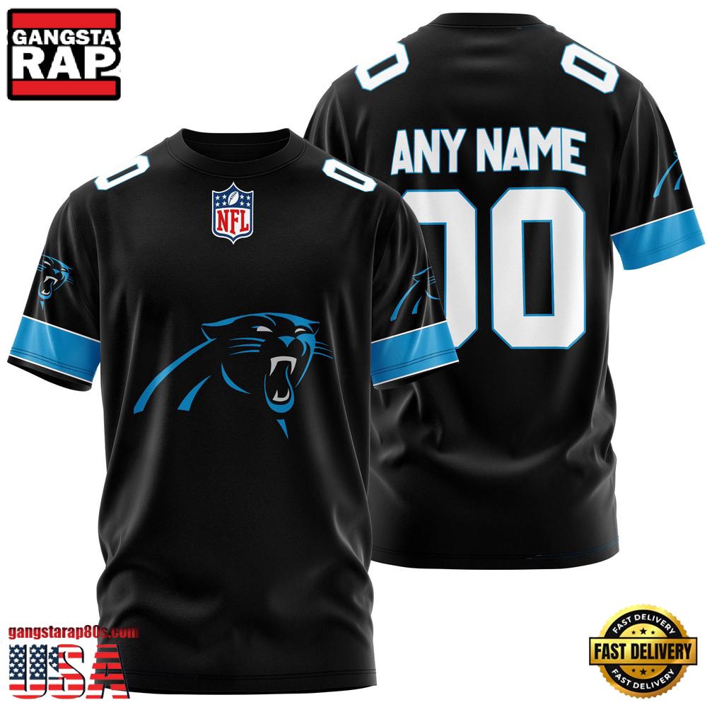 NFL Customized Carolina Panthers Team Sport 3D T Shirt NFL Customized Carolina Panthers Team Sport 3D T Shirt
