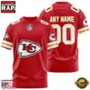 NFL Customized Kansas City Chiefs Team Sport 3D T Shirt 2 Custom Name And Number Kansas City Chiefs NFL Team Sport 3D T-Shirt