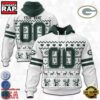 Custom Name Number NFL Green Bay Packers Spirit 3D Hoodie New Design 2 Custom Name And Number NFL Green Bay Packers Christmas Spirit All Over Print Hoodie Shirt