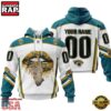 Custom Name And Number NFL Jacksonville Jaguars Lips All Over Print Hoodie