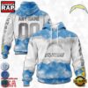 Custom Name Number NFL Los Angeles Chargers Color 3D Hoodie New Design 1 Custom Name And Number NFL Los Angeles Chargers Color Christmas 3D Hoodie Shirt