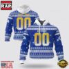 Custom Name Number NFL Los Angeles Rams Spirit 3D Hoodie New Design 3 Custom Name And Number NFL Los Angeles Rams Christmas Spirit All Over Print Hoodie Shirt