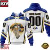 Custom Name Number NFL Los Angeles Rams Lips 3D Hoodie New Design 2 Custom Name And Number NFL Los Angeles Rams Lips All Over Print Hoodie