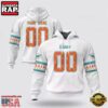 Custom Name And Number NFL Miami Dolphins Christmas Spirit All Over Print Hoodie Shirt