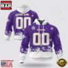 Custom Name Number NFL Minnesota Vikings Spirit 3D Hoodie New Design 2 Custom Name And Number NFL Minnesota Vikings Christmas Spirit All Over Print Hoodie Shirt