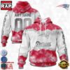 Custom Name And Number NFL New England Patriots Color Christmas 3D Hoodie Shirt