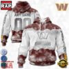 Custom Name And Number NFL Washington Commanders Color Christmas 3D Hoodie Shirt