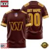 NFL Customized Washington Commanders Team Sport 3D T Shirt 2 Custom Name And Number Washington Commanders NFL Team Sport 3D T-Shirt