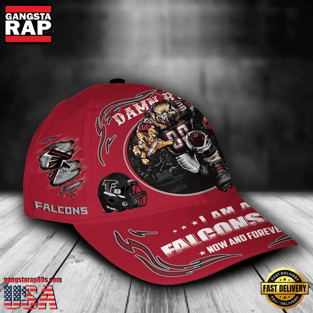 NFL Custom Name Atlanta Falcons Mascot Damn Right Football Team Baseball Cap NFL Custom Name Atlanta Falcons Mascot Damn Right Football Team Baseball Cap
