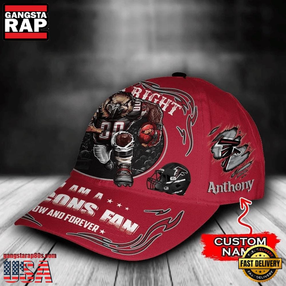 NFL Custom Name Atlanta Falcons Mascot Damn Right Football Team Baseball Cap NFL Custom Name Atlanta Falcons Mascot Damn Right Football Team Baseball Cap