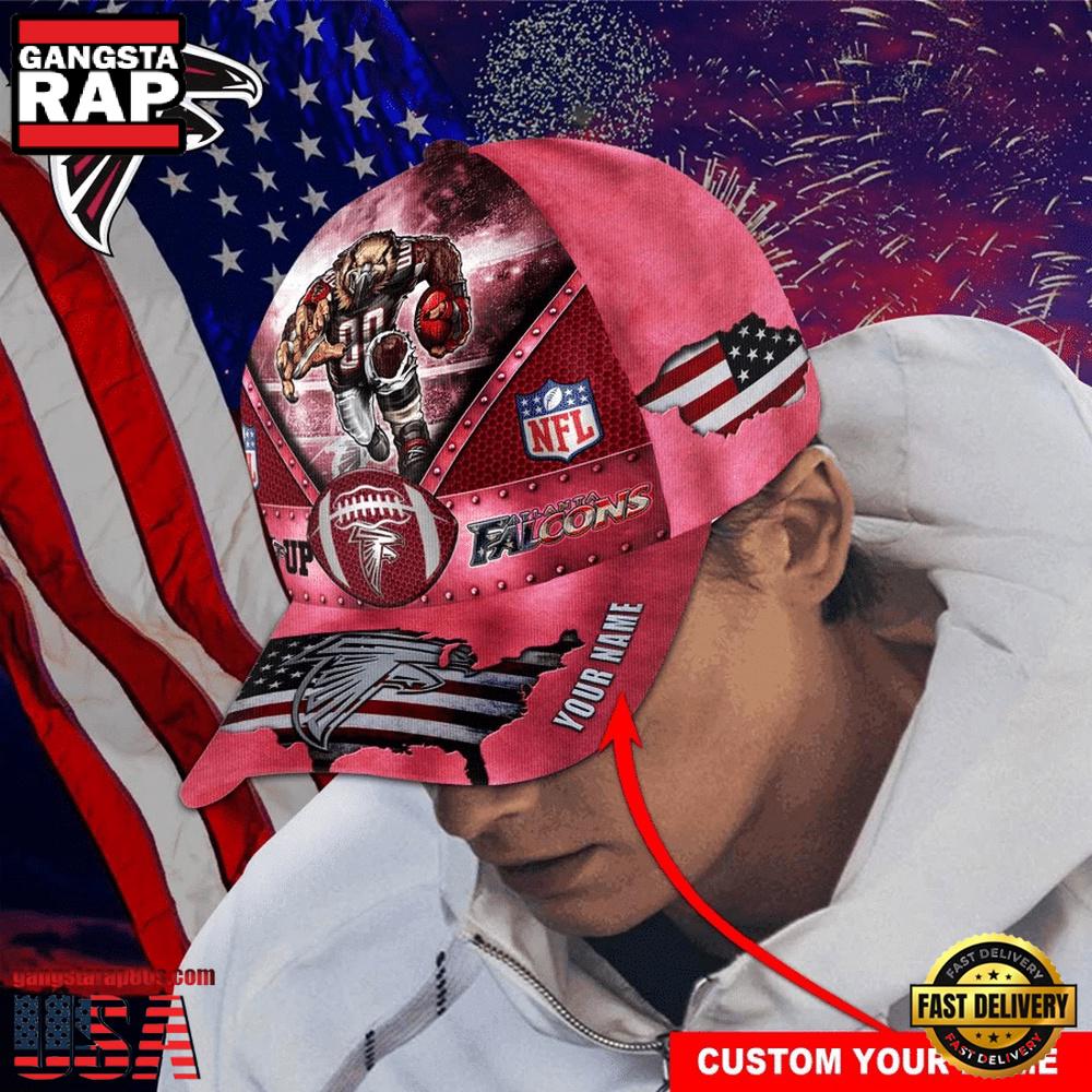 NFL Custom Name Atlanta Falcons Super Bowl LIX 2025 Baseball Cap NFL Custom Name Atlanta Falcons Super Bowl LIX 2025 Baseball Cap