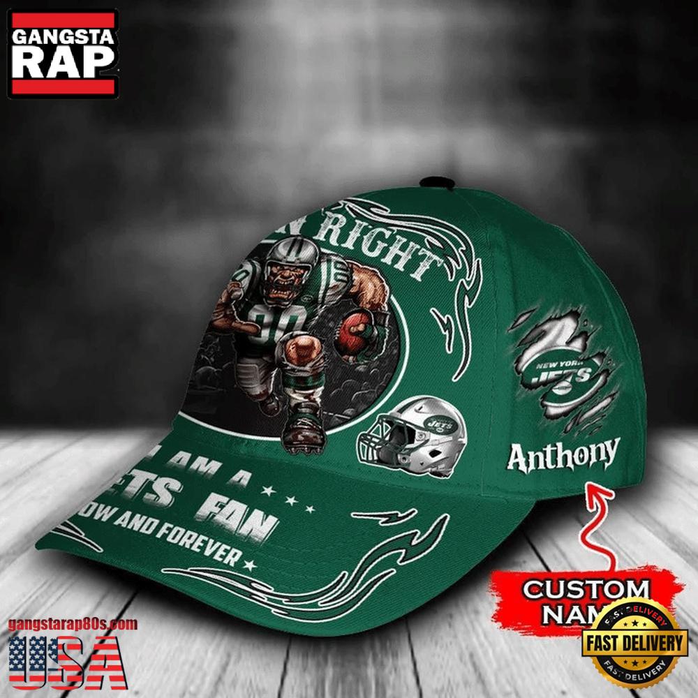 NFL Custom Name New York Jets Mascot Damn Right Football Team Baseball Cap NFL Custom Name New York Jets Mascot Damn Right Football Team Baseball Cap