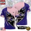 NFL Custom Name Baltimore Ravens All Over Print T Shirt 2 Custom Name NFL Baltimore Ravens All Over Print T-Shirt For Fans