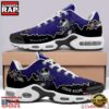 NFL Custom Name Baltimore Ravens Jack Skellington Air Max Plus Shoes - Running Sneakers 1 Custom Name NFL Baltimore Ravens Jack Skellington Air Max Plus Shoes