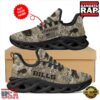 NFL Custom Name Buffalo Bills US Army Military Veteran Camouflage Max Soul Shoes Running Sneakers 2 Custom Name NFL Buffalo Bills US Army Military Veteran Camouflage Max Soul Shoes