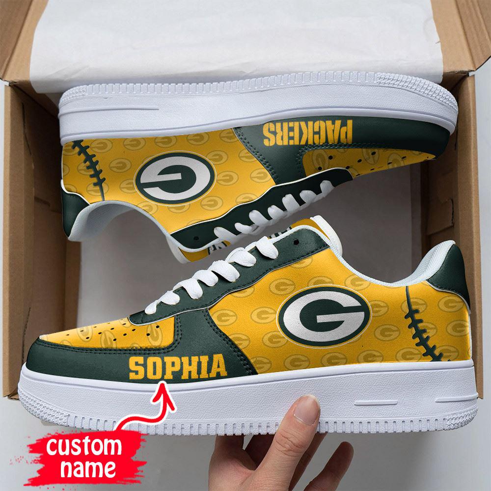 NFL Custom Name Green Bay Packers Air Force 1 NFL Custom Name Green Bay Packers Air Force 1