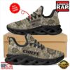 NFL Custom Name Kansas City Chiefs US Army Military Veteran Camouflage Max Soul Shoes Running Sneakers 3 Custom Name NFL Kansas City Chiefs US Army Military Veteran Camouflage Max Soul Shoes