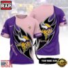 NFL Custom Name Minnesota Vikings All Over Print T Shirt 2 Custom Name NFL Minnesota Vikings All Over Print T-Shirt For Fans