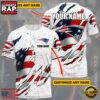 Custom Name NFL New England Patriots US Flag All Over Print T-Shirt