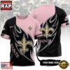 NFL Custom Name New Orleans Saints All Over Print T Shirt 1 Custom Name NFL New Orleans Saints All Over Print T-Shirt For Fans