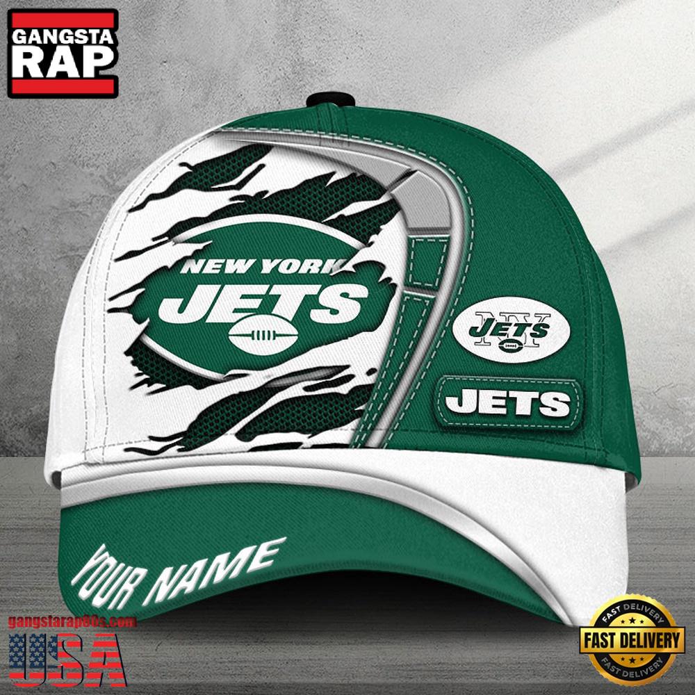 NFL Custom Name New York Jets Classic Cap Hats NFL Custom Name New York Jets Classic Cap Hats