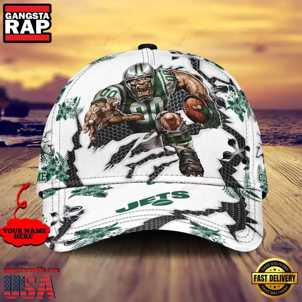 NFL Custom Name New York Jets New Design Baseball Cap NFL Custom Name New York Jets New Design Baseball Cap