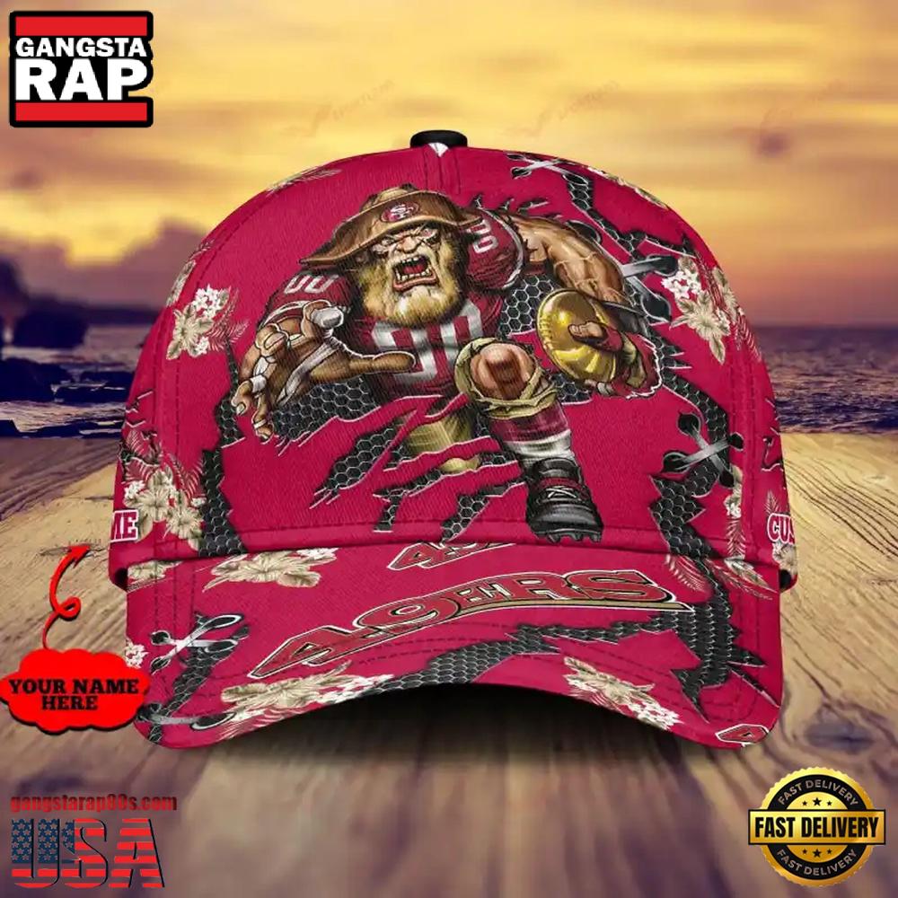 NFL Custom Name San Francisco 49ers New Design Baseball Cap NFL Custom Name San Francisco 49ers New Design Baseball Cap