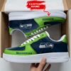 NFL Custom Name Seattle Seahawks Custom Super Bowl Air Force 1 Shoes Sneakers For Fans 2 Custom Name NFL Seattle Seahawks Custom Air Force 1 Shoes For Fans