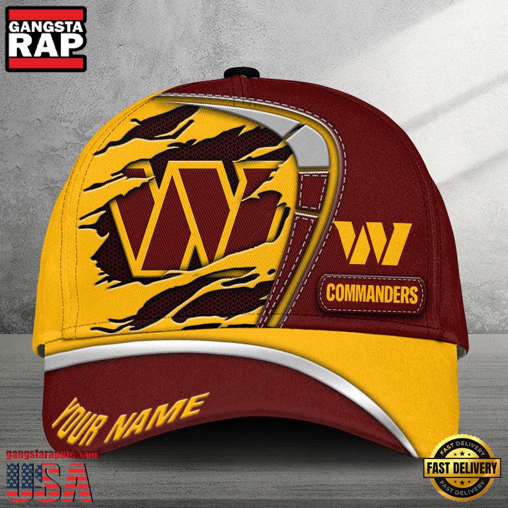 NFL Custom Name Washington Commanders Classic Cap Hats NFL Custom Name Washington Commanders Classic Cap Hats
