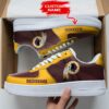NFL Custom Name Washington Redskins Custom Super Bowl Air Force 1 Shoes Sneakers For Fans 2 Custom Name NFL Washington Redskins Custom Air Force 1 Shoes For Fans