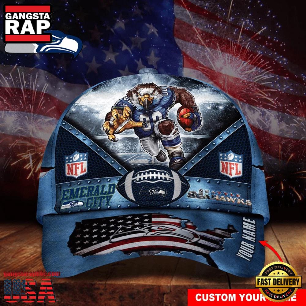 NFL Custom Name Seattle Seahawks Super Bowl LIX 2025 Baseball Cap NFL Custom Name Seattle Seahawks Super Bowl LIX 2025 Baseball Cap