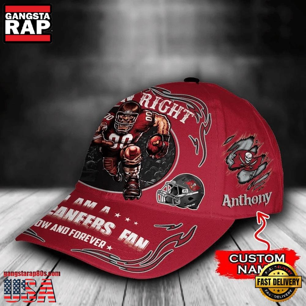 NFL Custom Name Tampa Bay Buccaneers Mascot Damn Right Football Team Baseball Cap NFL Custom Name Tampa Bay Buccaneers Mascot Damn Right Football Team Baseball Cap