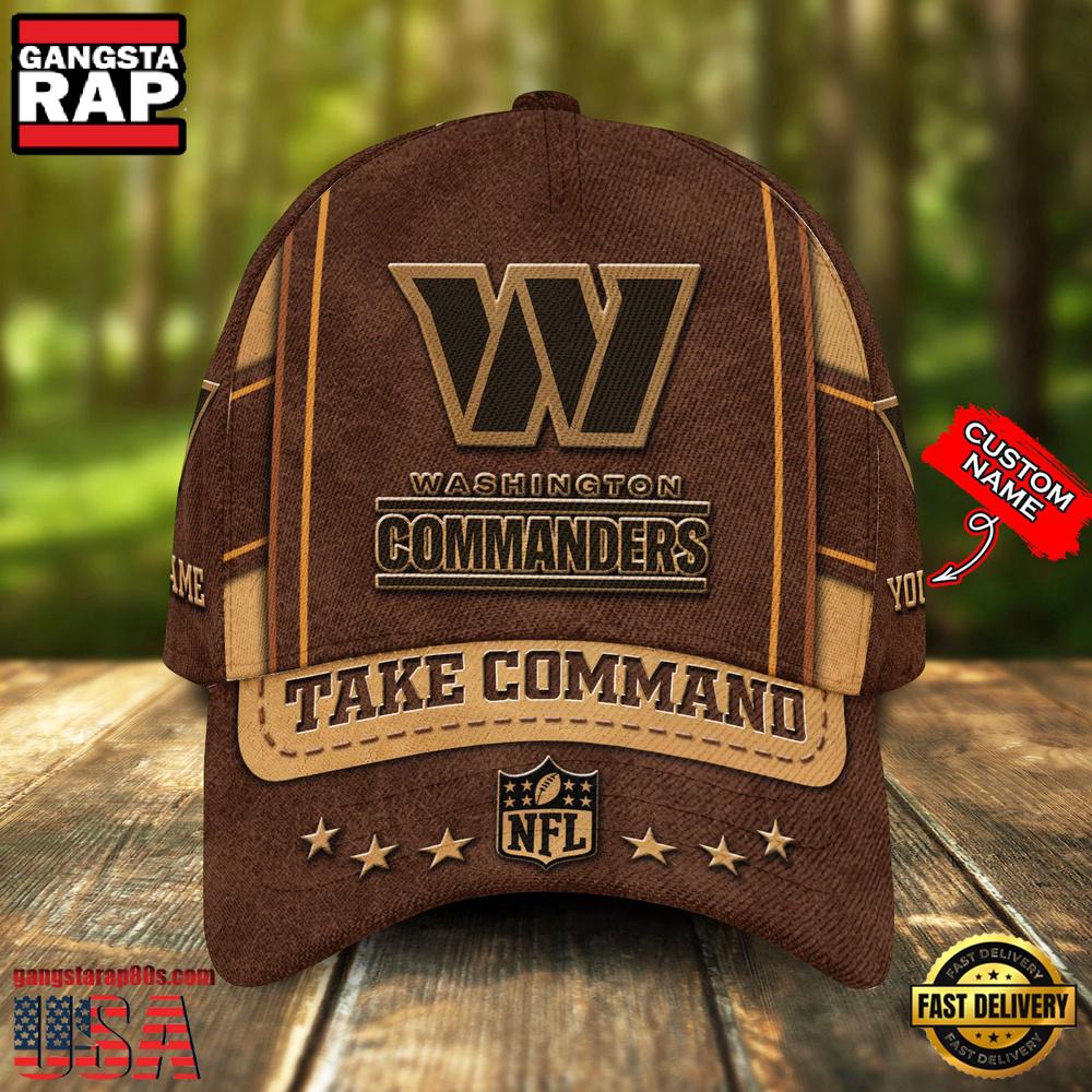 NFL Custom Name Washington Commanders Team Sport Baseball Cap NFL Custom Name Washington Commanders Team Sport Baseball Cap