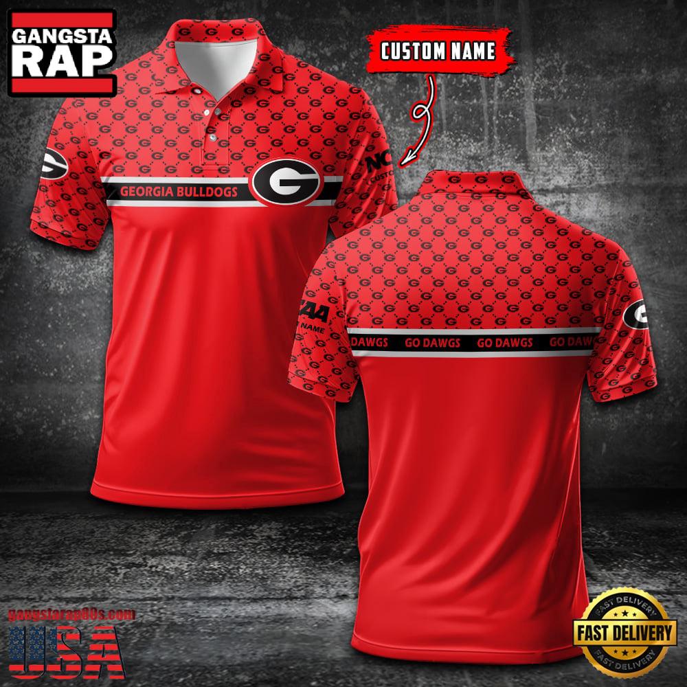Custom Name NCAA Georgia Bulldogs Team Logo New Design Polo Shirt Custom Name NCAA Georgia Bulldogs Team Logo New Design Polo Shirt
