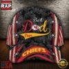 Custom NFL Kansas City Chiefs Best Dad Ever All Over Print 3D Baseball Cap