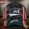 Custom Name NFL Philadelphia Eagles Best Dad Ever Classic Cap 9 Custom NFL Philadelphia Eagles Best Dad Ever All Over Print 3D Classic Cap