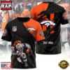 Denver Broncos Mascot All Over Print T-Shirt For Fans