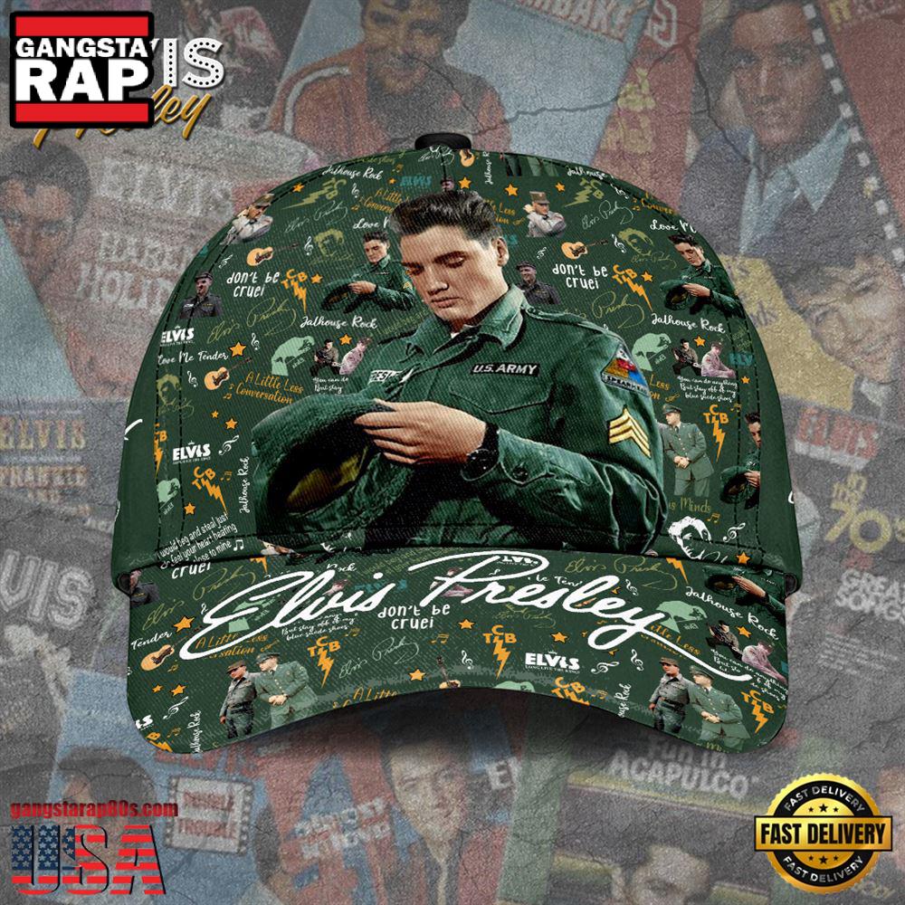 Elvis Presley King of Rock and Roll, Elvis Presley US Army,Elvis Presley Classic Cap