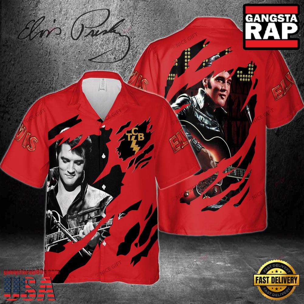 Elvis Presley Step Back in Time in Style Hawaiian Shirt